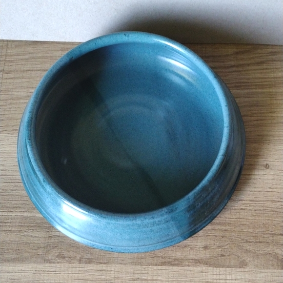 Teal Blue Glazed Studio Ceramic Trinket Dish - Picture 4 of 10